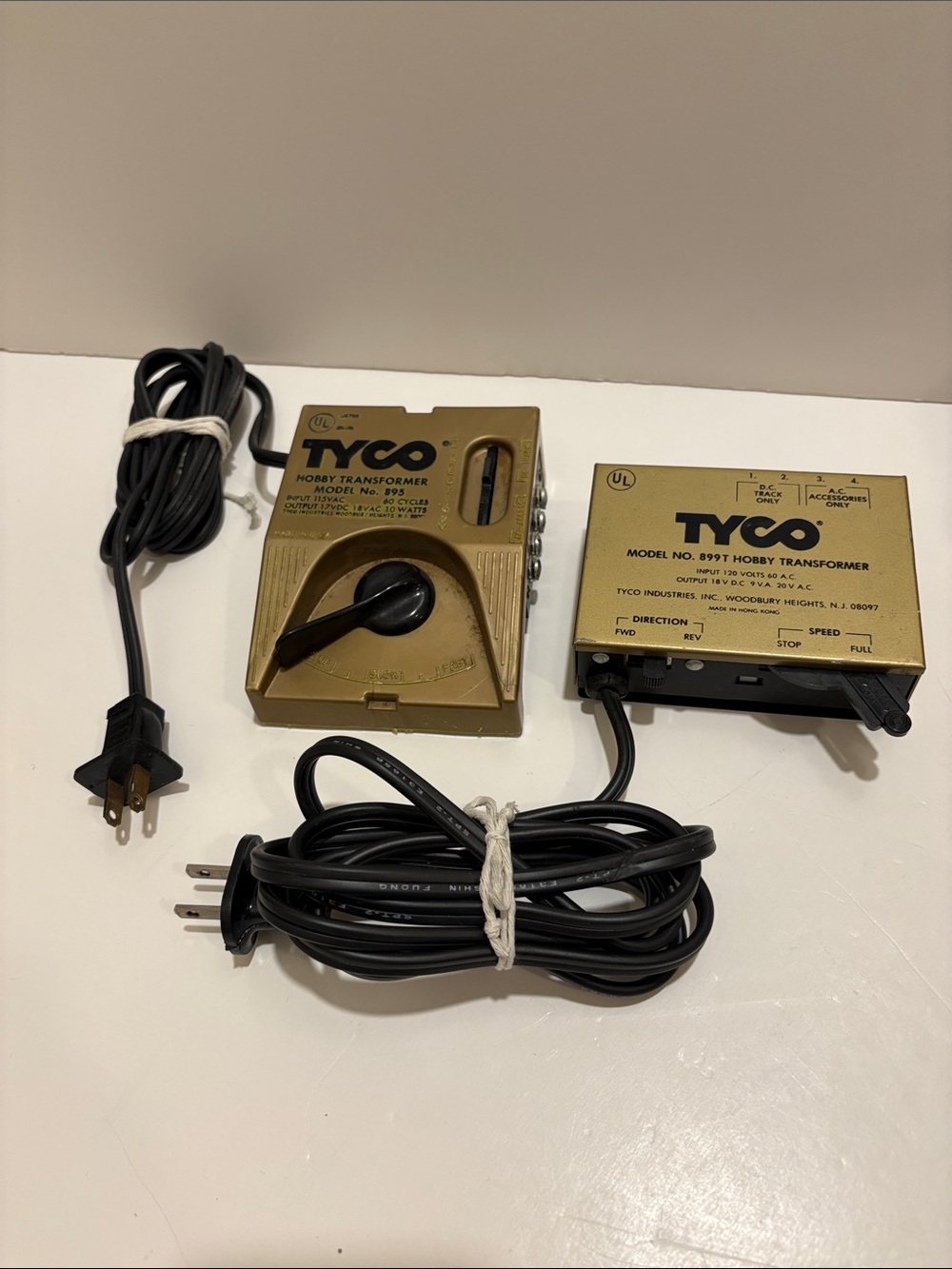 Tyco model train transformers.